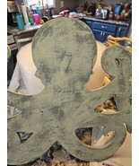 24&quot; x 20&quot; cut and painted Octopus wall art - $15.84
