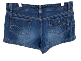 Women&#39;s Size 8 American Eagle Boyfriend Blue Denim Stretch Shorts Distre... - $14.24