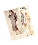 Vogue 1354 Sewing Pattern Perry Ellis Uncut Jacket Skirt 1980&#39;s Misses S... - £15.57 GBP