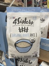  4Sister Organic Rice Long Grain White 4 Lb  - £10.83 GBP