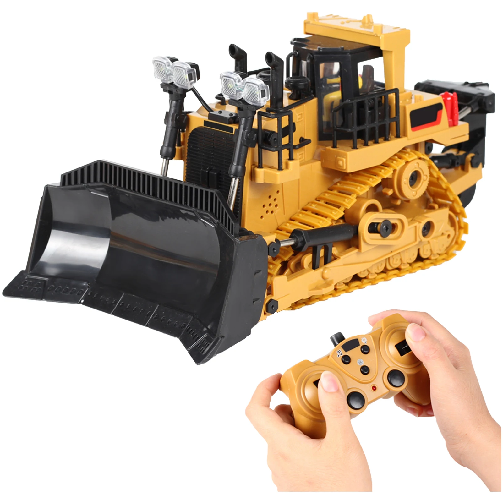 BC1032 Remote Control Bulldozer 1/24 RC Car 2.4Ghz 9 Channel Dozer Front Loader - £37.95 GBP+