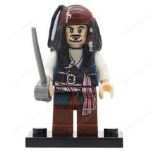 Captain Jack Sparrow - Pirates Of The Caribbean Minifigure Gift Toys New - $13.88