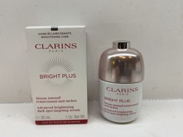 Clarins Bright Plus Advanced Brightening Dark Spot Serum 1 oz NIB Factor... - $32.66