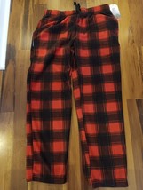 Avalanche Men&#39;s Red Black Bold Plaid Sleepwear Lounge Pants Large $45 Brand Nwt - $13.45