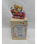 Cherished Teddies 1994 Our 1st Christmas Bundled Up For The Holidays Orn... - $17.39 CAD