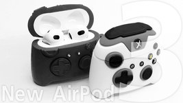Fun Cute White Games Controller (Xbox) Airpods (2, 3 &amp; Pro) SIlicone Rub... - £11.15 GBP+