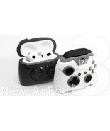 Fun Cute White Games Controller (Xbox) Airpods (2, 3 &amp; Pro) SIlicone Rub... - £11.01 GBP+