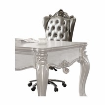 Gray Faux Leather Tufted Seat Swivel Adjustable Executive Chair Leather Back - $18,676.97 MXN
