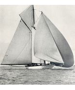 The Elena Under Spinnaker King&#39;s Cup 1928 Race To Spain Nautical Print DWS2 - $458.41 MXN