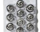 Mainstays Knobs 10 Pack Satin Nickel Finish Easy Application Hardware In... - £23.72 GBP