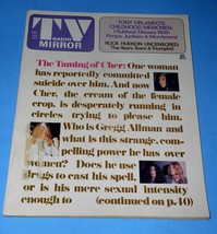 Cher TV Radio Mirror Magazine Vintage 1975 Gregg Allman Near Mint No Mai... - $1,427.54 MXN