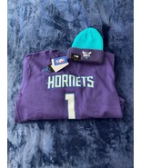 Charlotte Hornets Lamelo Ball Hoodie and Charlotte Hornets Beanie - $111.00