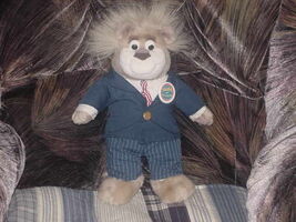 14" Talking Bubba For President Plush Bear 1999 Mattel - $34.64