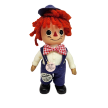9&quot; Vintage 1974 Royal Industries Raggedy Ann Andy Hard Plastic Coin Money Bank - £22.02 GBP