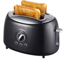 Brentwood Cool Touch 2-Slice Extra Wide Slot Retro Toaster in Black - £61.00 GBP