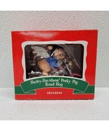 Vintage Harley Davidson Porky Pig Road Hog Tree Ornament 2000 Warner Bro... - £17.27 GBP