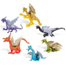 Bulk Toys - 2 Inch Dragon Toys - 24 Pcs Dragon Playset For Party Favors - Pinata - £17.97 GBP