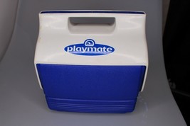 Igloo Playmate Personal Cooler Lunchbox Blue and White Mini Mate Made in USA - £15.56 GBP