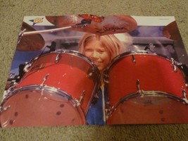 Hanson Taylor Hanson Zac Hanson teen magazine poster clipping drums - £1.49 GBP