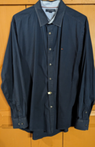 Tommy Hilfiger Men&#39;s Size XL Long Sleeve Heavy Weight Cotton Button-Up S... - $24.14