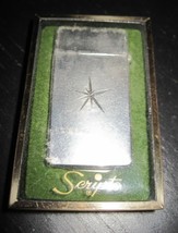 Vintage SCRIPTO BUTANE Silver Tone Gas Butane Lighter c/w Original Box - $24.99