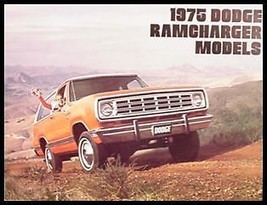 1975 Dodge Ramcharger Truck Brochure - $13.14