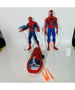 Hasbro Marvel Spiderman Wrist Dart Shooter 2011-2012 plus 2 Spider Man F... - £15.59 GBP
