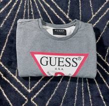Guess Los Angeles Unisex Grey Color Sweatshirt Vintage 90s Adult Size M / 90s Cl - £58.56 GBP