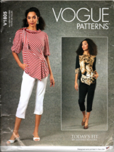 Vogue V1805 Designer Sandra Betzina Top and Capri Pants All Sizes Uncut Pattern - £20.36 GBP