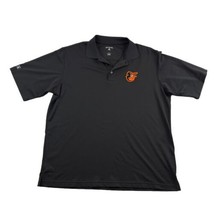 Baltimore Orioles MLB Performance Polo Shirt Mens L Black Short Sleeve A... - $21.55