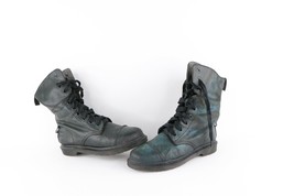Dr Martens Womens 11 Aimilita Paint Splatter Herringbone Roll Down Comba... - $188.05