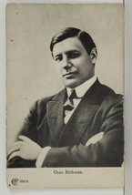 19th Century Stage Actor Chas Richman Portrait Postcard Q3 - £7.15 GBP
