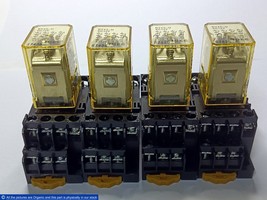 Idec RY4S-U General Purpose Mini Relay 12VDC 4PDT W/ 2-M4X10 Terminal Lot of 4 - $88.11