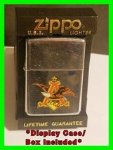 Vintage Anheuser-Busch Eagle IX Zippo Matching Insert With Case / Box - £50.61 GBP