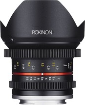 Rokinon Cine Cv12M-E 12Mm T2.2 Cine Fixed Lens For Sony E-Mount And Other - £310.94 GBP