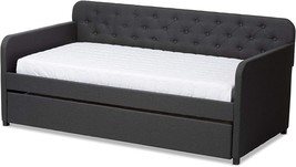 Baxton Studio Daybeds, Twin, Charcoal Grey - £527.73 GBP