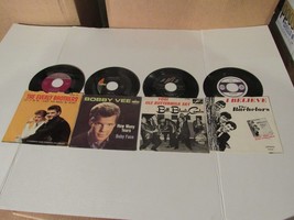 Lot of 4  45&#39;s and Picture Sleeves  Everly Brothers   Bobby Vee - £13.77 GBP