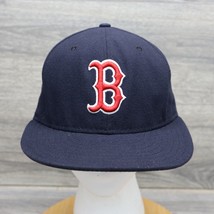 New Era Hat Men 7 Blue Casual MLB Boston Massachusetts Red Socks Cool Base - £21.35 GBP