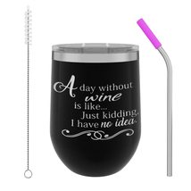 A Day Without Wine - Birthday Gifts, Funny Sayings Awesome Gift for Mom,... - £15.49 GBP