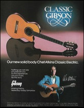 1983 Chet Atkins Signature Gibson Classic Electric Acoustic guitar advertisement - £3.38 GBP