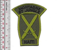10th Army Haiti  Mountain Division Operation Uphold Democracy Montagne Jungle ac - £8.64 GBP