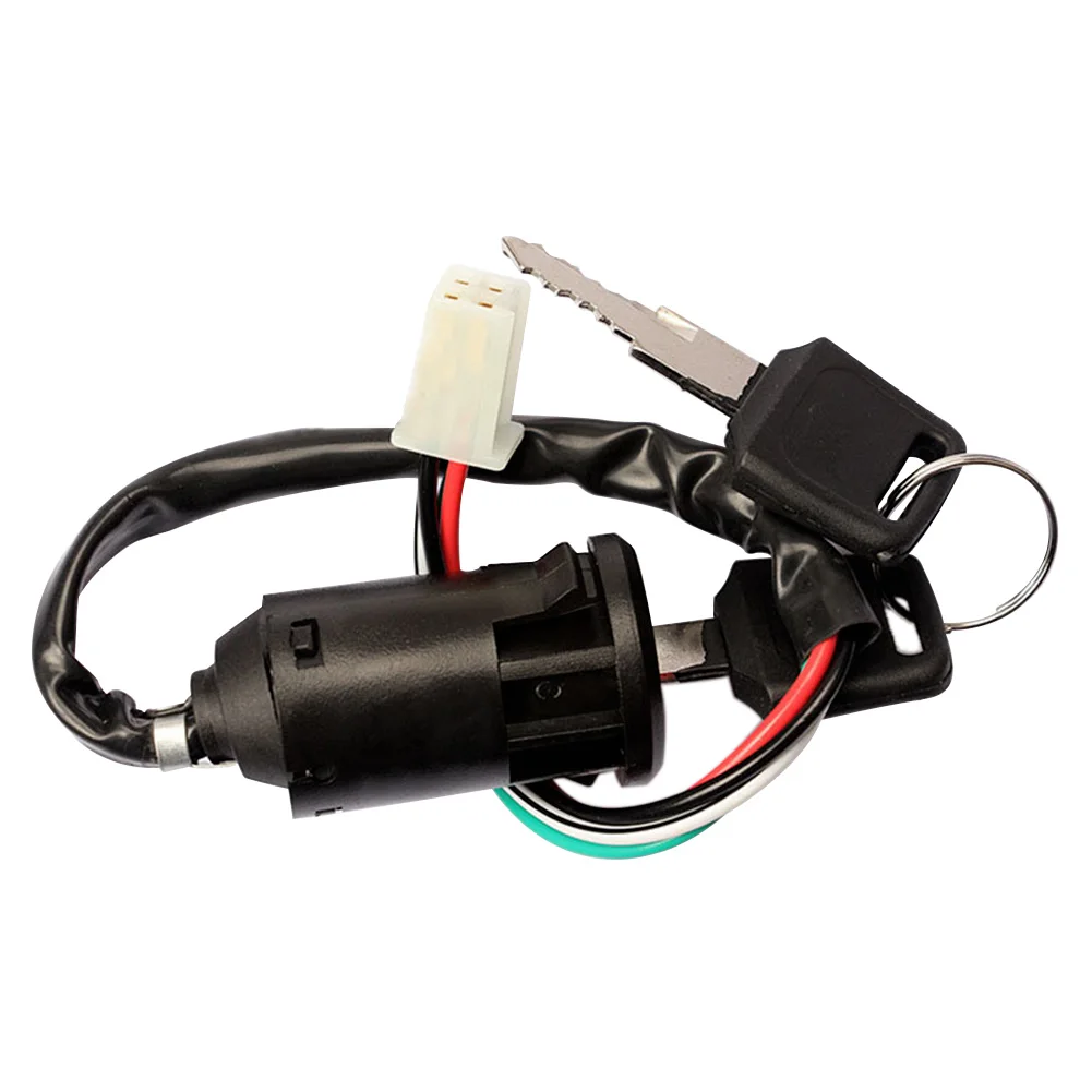 4 Wires ATV Motorcycle Ignition Switch Motorbike Accessories Electric Lo... - £10.22 GBP