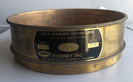 FORNEY No. 10; 2 mm/0.0787” USA Standard Testing Sieve - $49.00