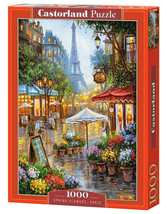 1000 Piece Jigsaw Puzzle, Spring Flowers, Paris, France, Colorful Eiffel... - $18.99