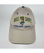 Bass Pro Shop FISHING DEPT Strapback Adjustable Cap Embroidered Hat Cotton - £9.40 GBP