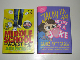 Pair of Middle School Books by James Patterson - £7.18 GBP