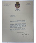 1924 Letter to HOF&#39;er Fred Clarke on Chicago White Sox Letterhead Signed... - $34.99