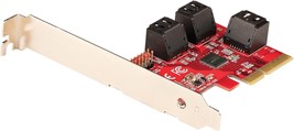 Star Tech.Com 6P6G-PCIE-SATA-CARD 6 Port Pc Ie Sata Expansion Card - 6GBPS - £46.37 GBP