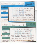 BLUES MUSIC FESTIVAL 1998 99 2 Ticket Stub Lot DETROIT Pine Knob Music T... - $14.75