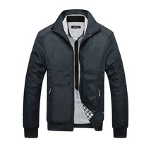 Jacket Stand Collar Menswear Jacket Casual Men&#39;s Oversized Coats Work Clothes 20 - £66.30 GBP